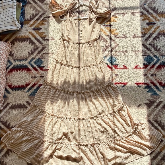 English Factory Gingham Tiered Maxi Dress - Picture 2 of 7